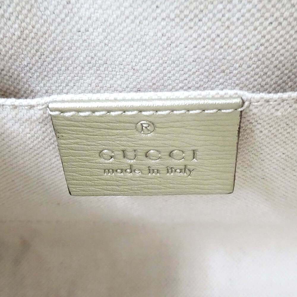 GUCCI Authentic Gold Leather Bamboo Shoulder Bag - Picture 6 of 14